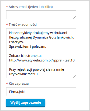 Bumerang   Strefa Klienta   zaproszenia