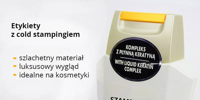 Cold stamping - szlachetny materiał etykiet